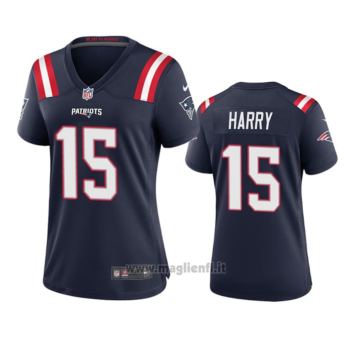 Maglia NFL Game Donna New England Patriots N'keal Harry 2020 Blu